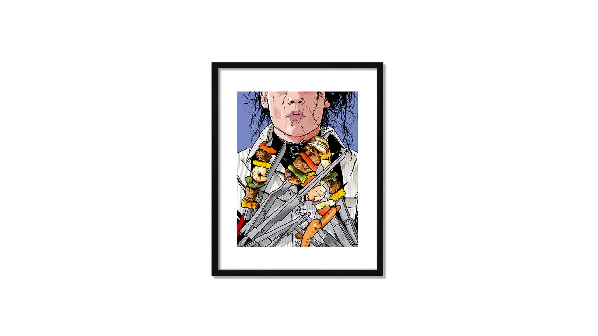 Paper w/ Black Frame